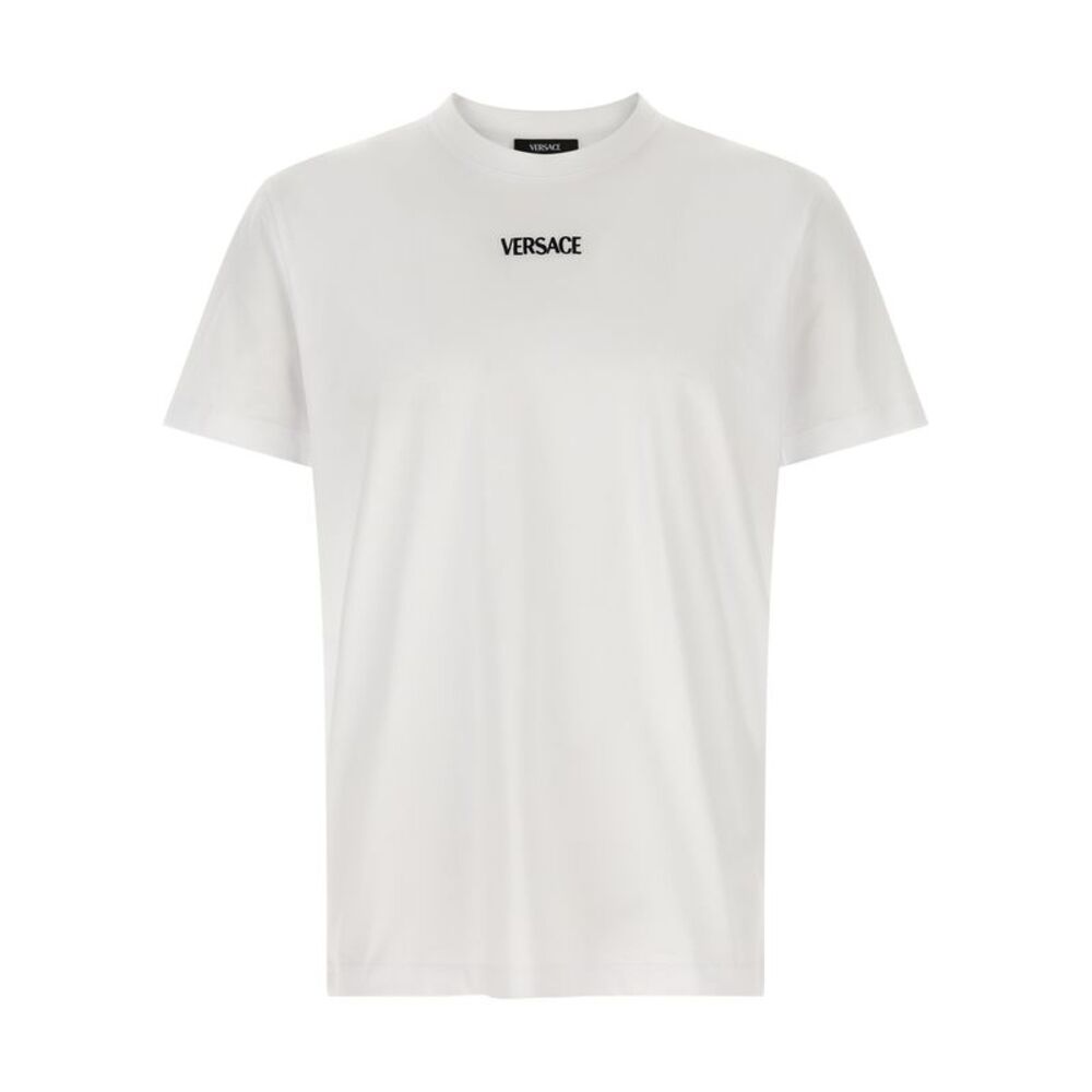 Versace White Cotton Men's T-Shirt